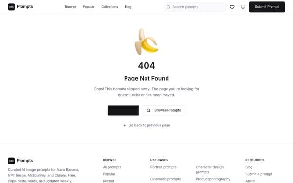 NB Prompts — portraits category page